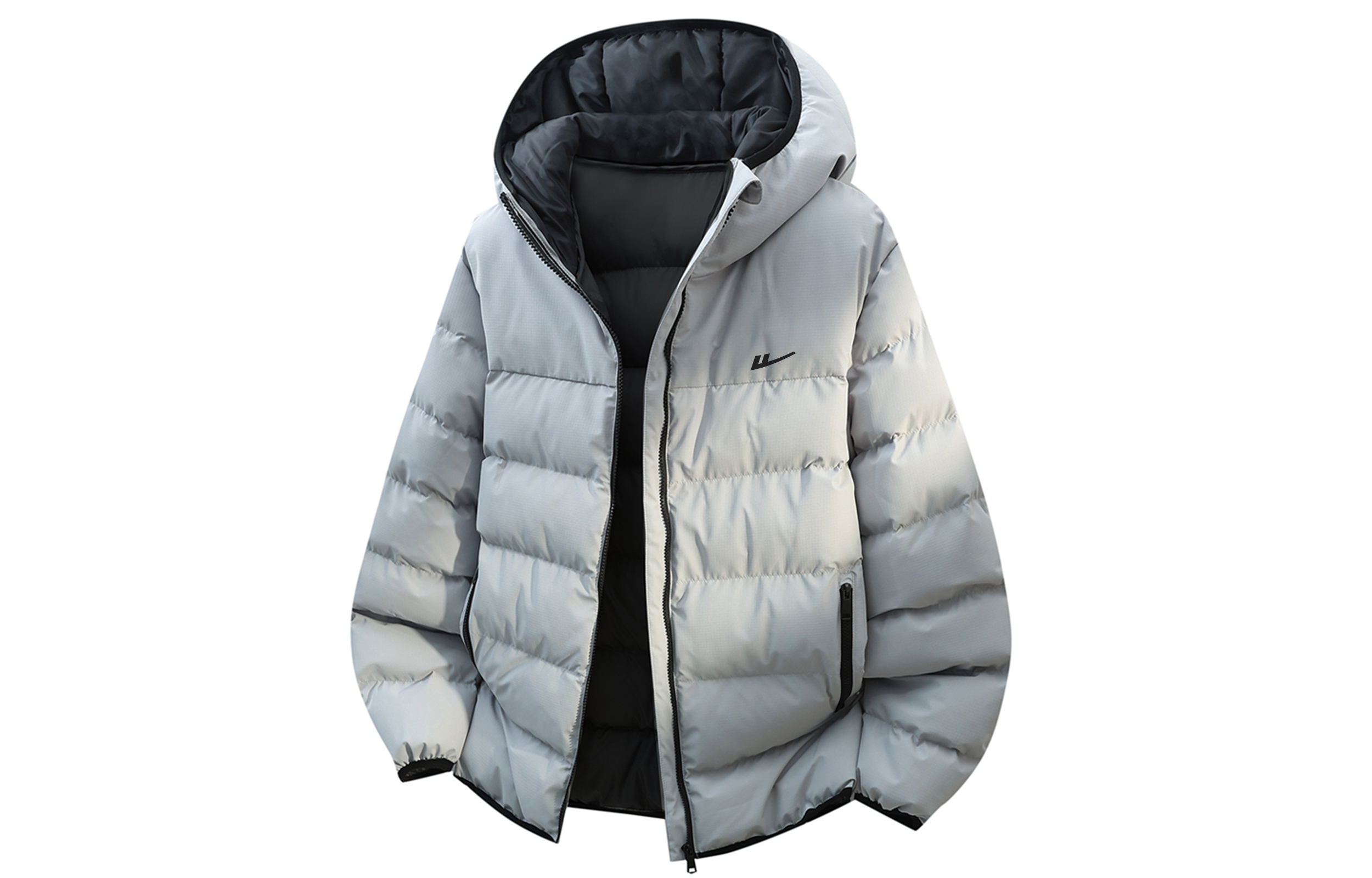 

Пуховик для мужчин и женщин WARRIOR, светло-серый