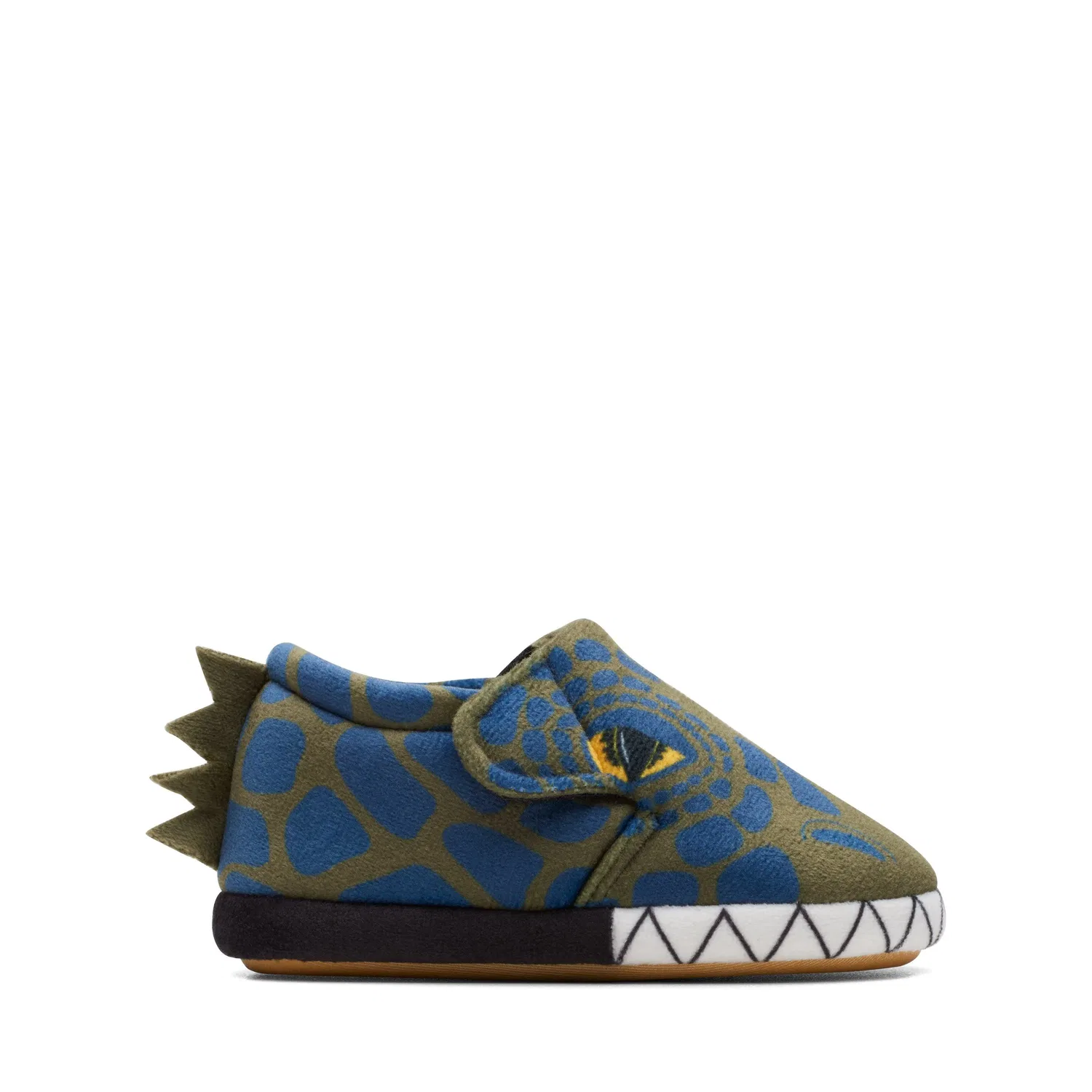 Тапочки для малышей с динозаврами Clarks, зеленый