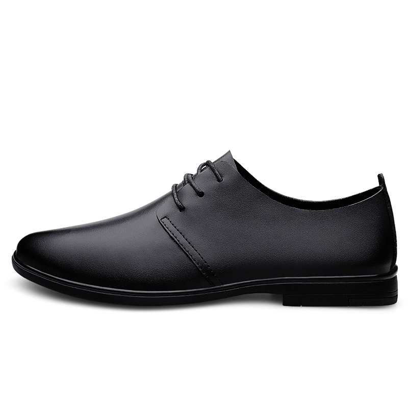 

PEHL Повседневные кожаные туфли мужские низкие черный/черный клетка