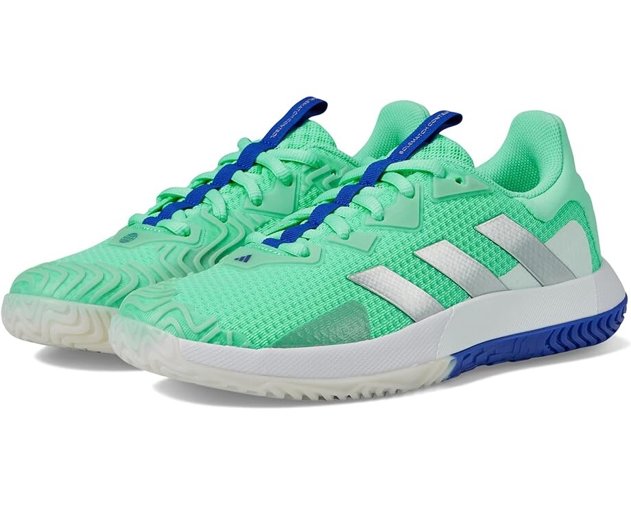 

Кроссовки adidas SoleMatch Control, цвет Pulse Mint/Silver Metallic
