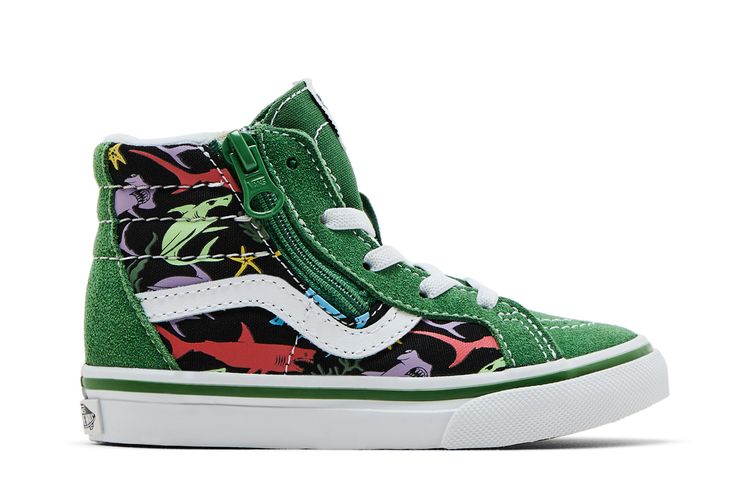 

Кроссовки Sk8-Hi Reissue Side Zip Toddler 'Sharks', зеленый