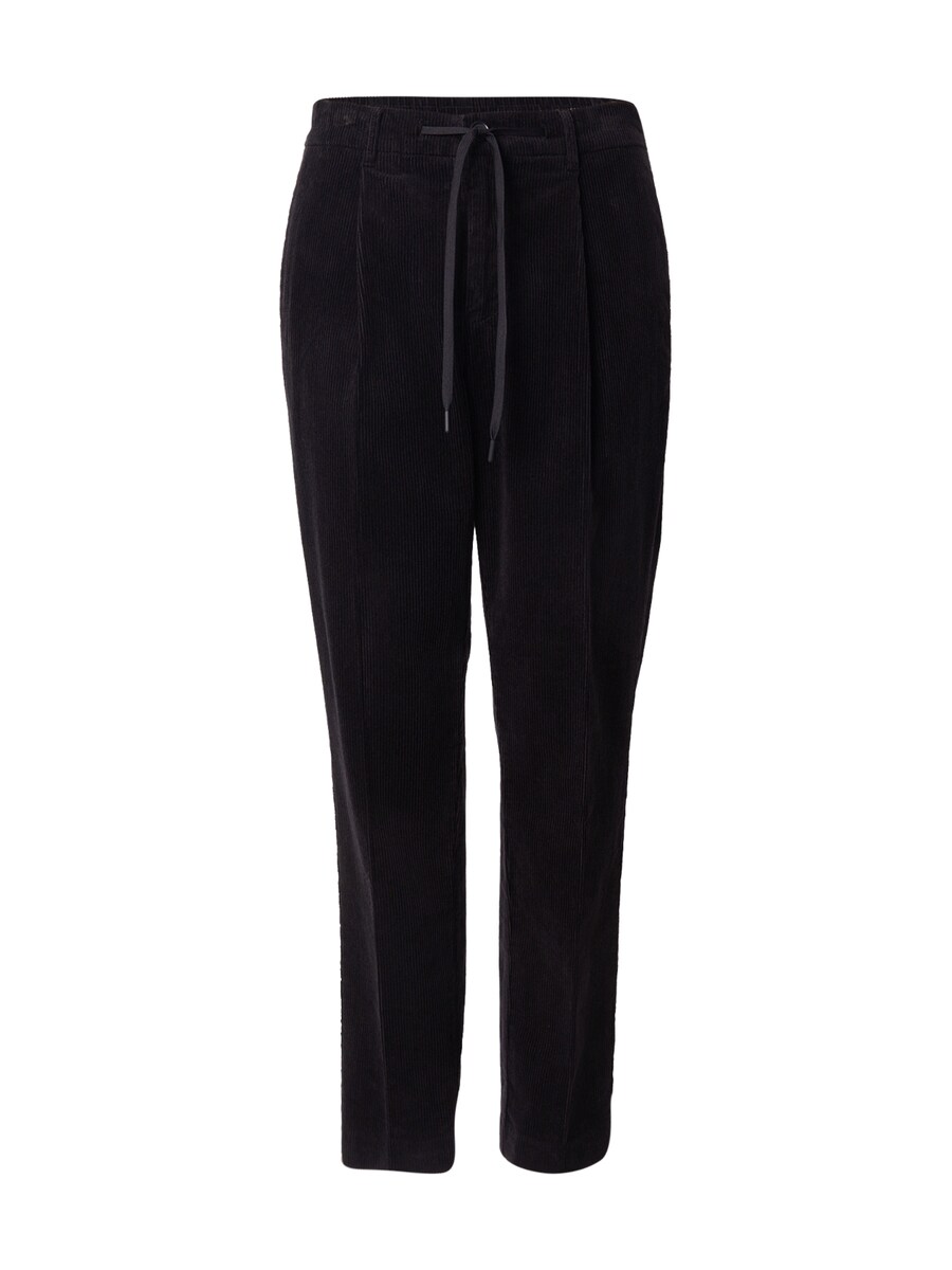 

Зауженные брюки со складками спереди SELECTED SLHLEROY, черный