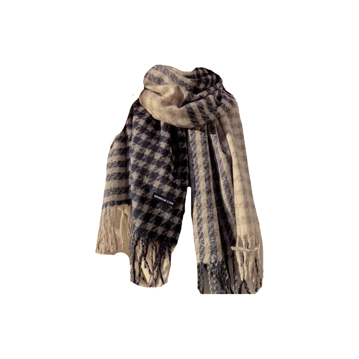 

Шарф из полиэстера Unisex WARRIOR, темно-синий