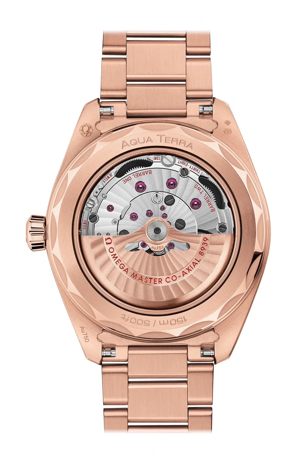 СИМАСТЕР АКВА ТЕРРА 150М OMEGA CO-AXIAL MASTER CHRONOMETER GMT WORLDTIMER 43 ММ - 220.50.43.22.02.001, золотой — фото 2