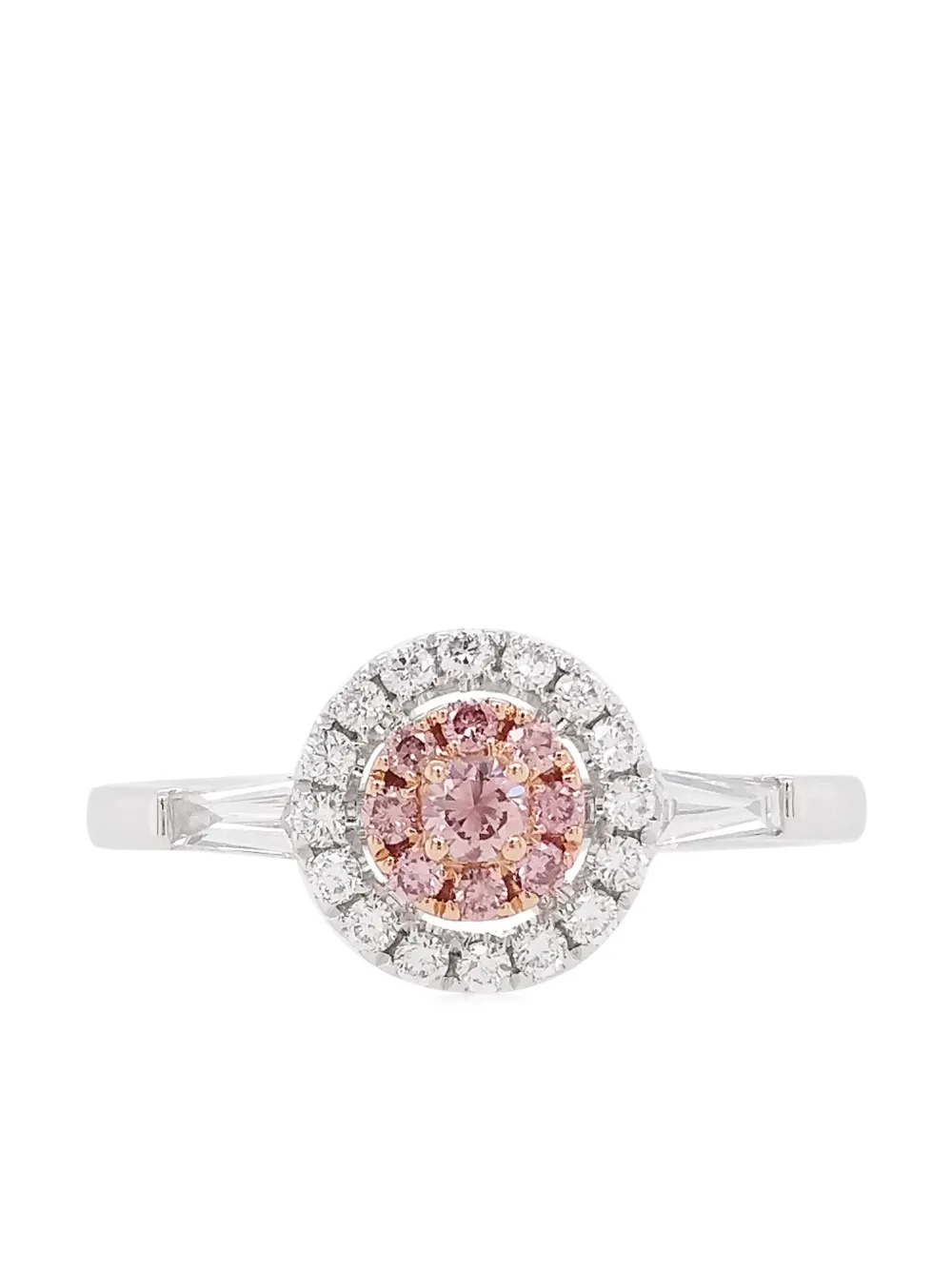 

Кольцо из белого золота с бриллиантами HYT Jewelry, серебяный