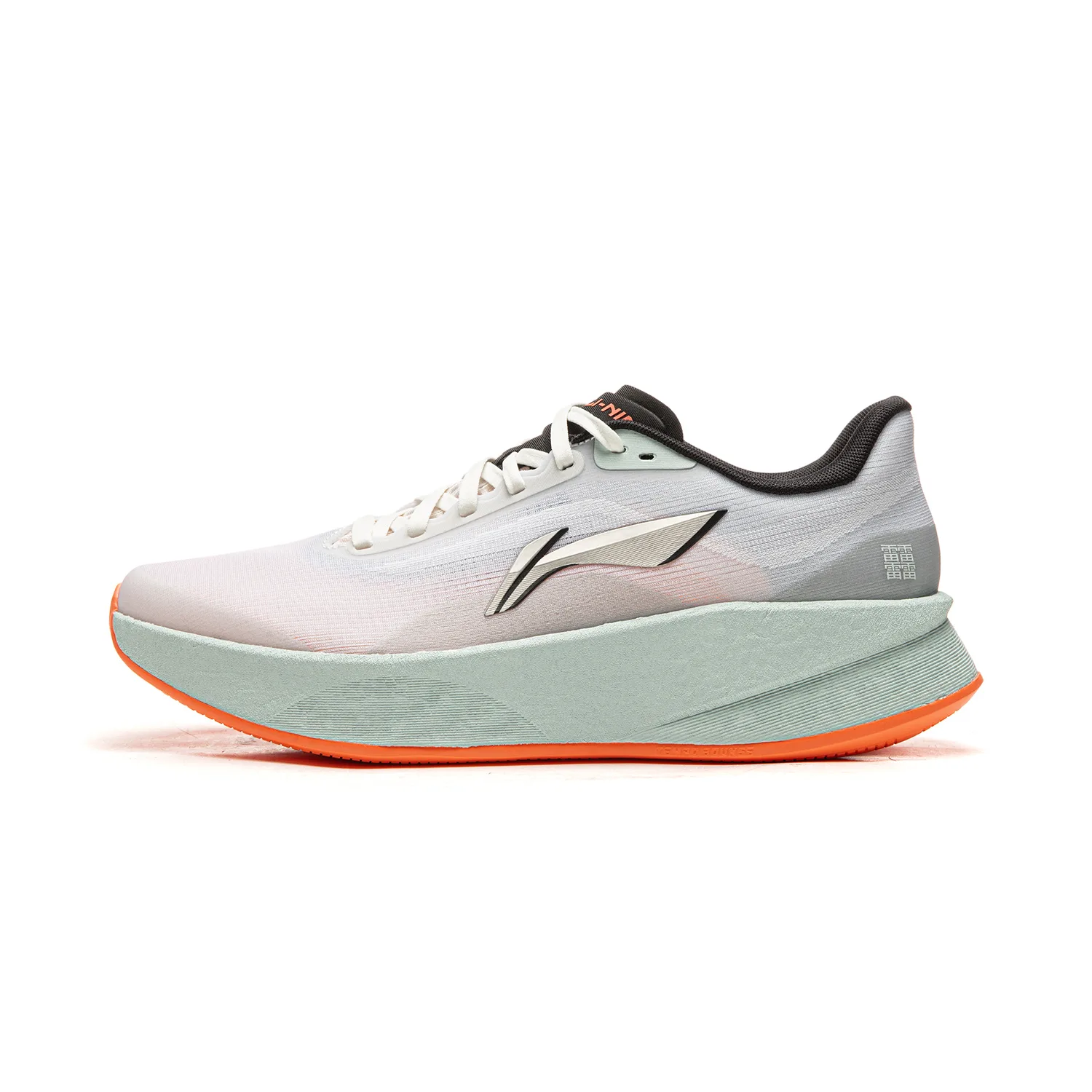 Li-Ning Shadowman Cushioning Slip Resistant Abrasion Resistant Lightweight Rebound низкие кроссовки для бега мужские, standard белый