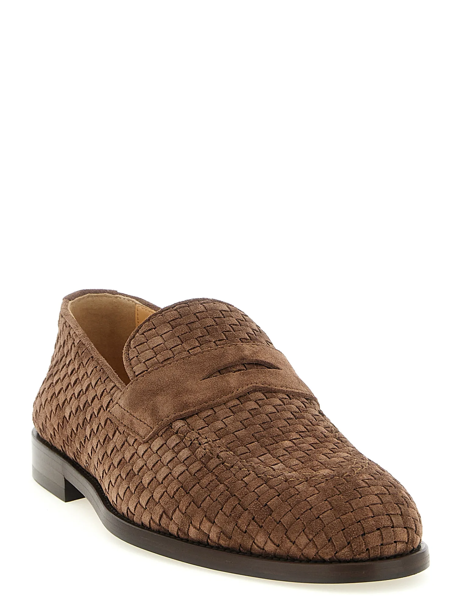 Лоферы "Penny Loafer" Brunello Cucinelli, коричневый — фото 2