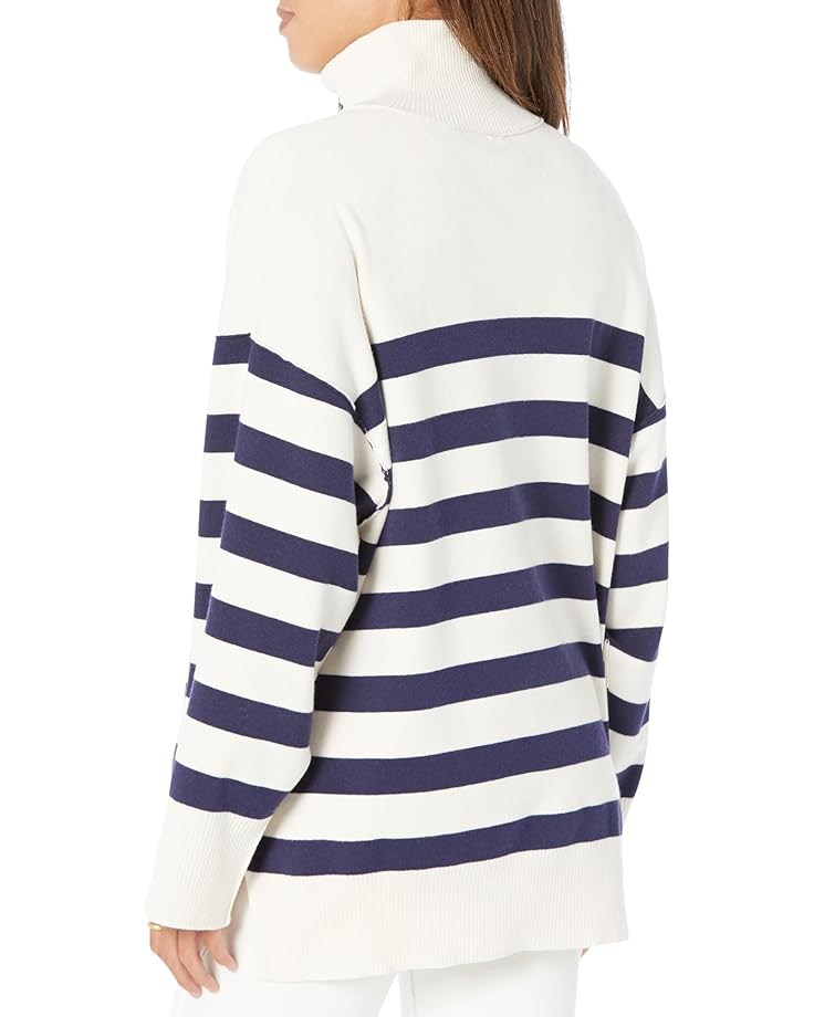 

Свитер Free People Coastal Stripe Pullover, цвет Champagne Navy