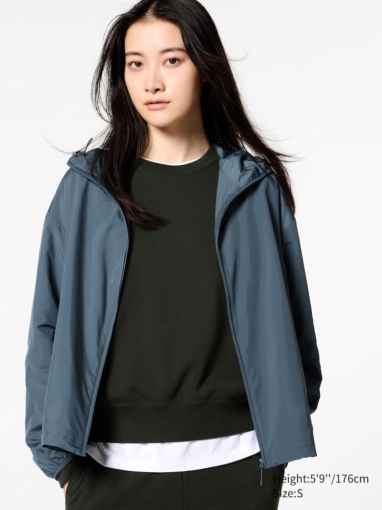 

Ветровка женская с защитой от ультрафиолета Uniqlo, цвет 67 синий