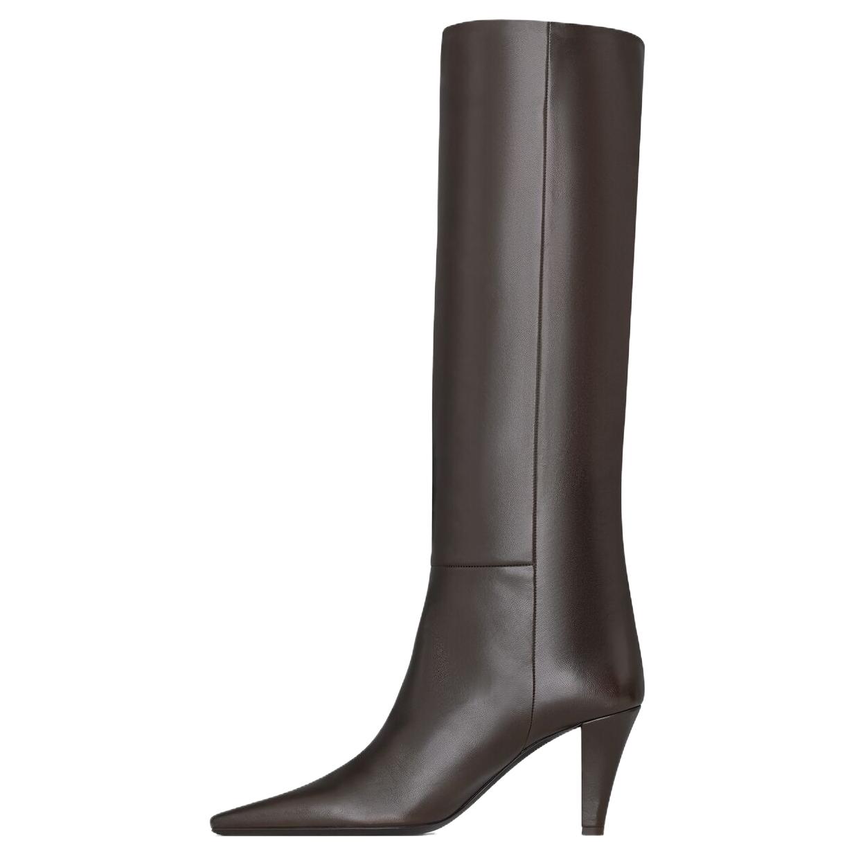 Женские сапоги с острым носком Jill SAINT LAURENT, Black