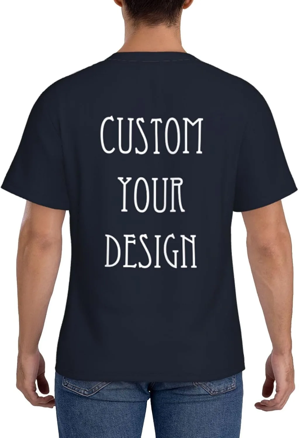 Футболка Custom T Shirts 4-Side Printable с логотипом — фото 2
