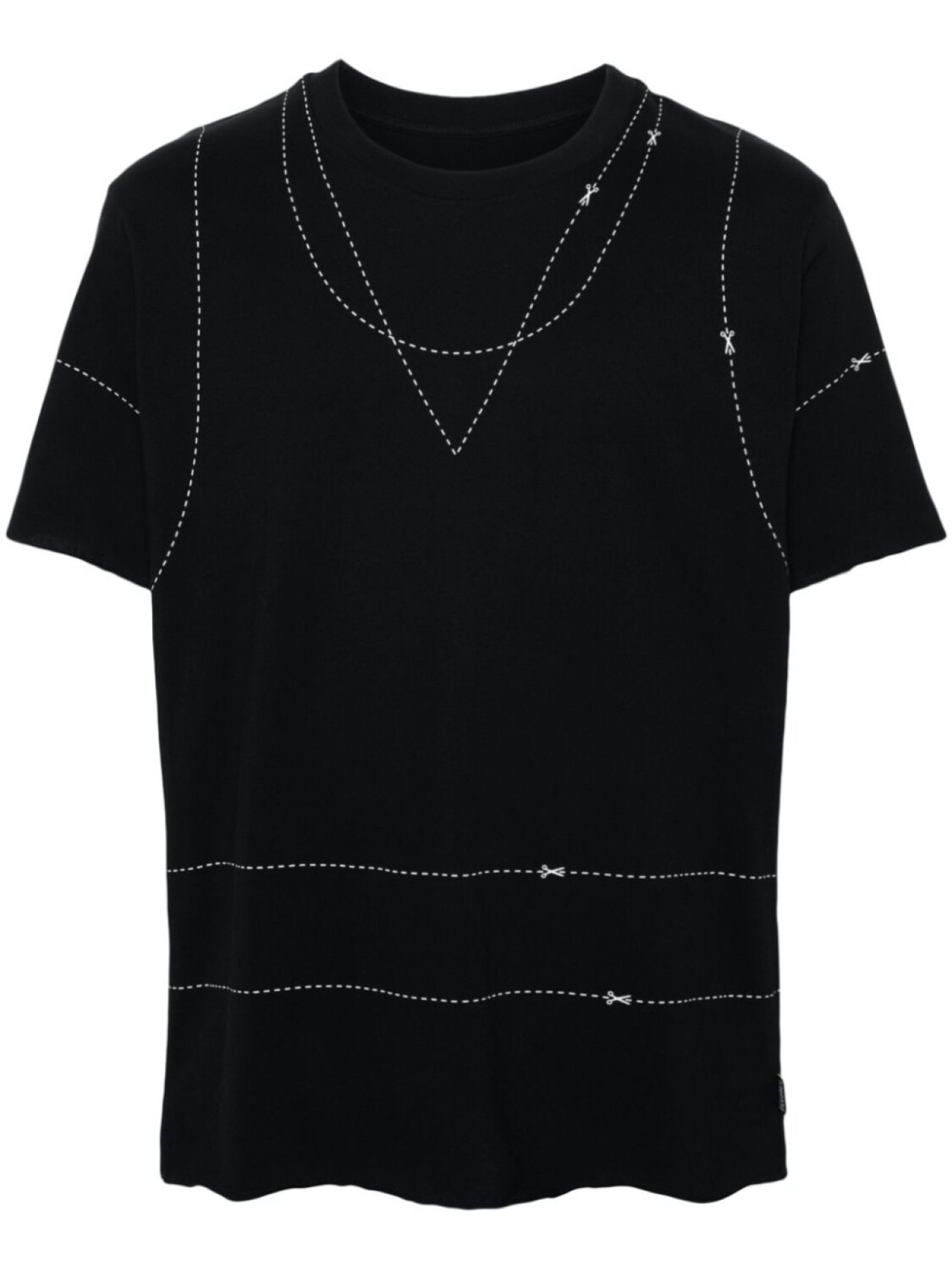 

MM6 Maison Margiela футболка с принтом, черный