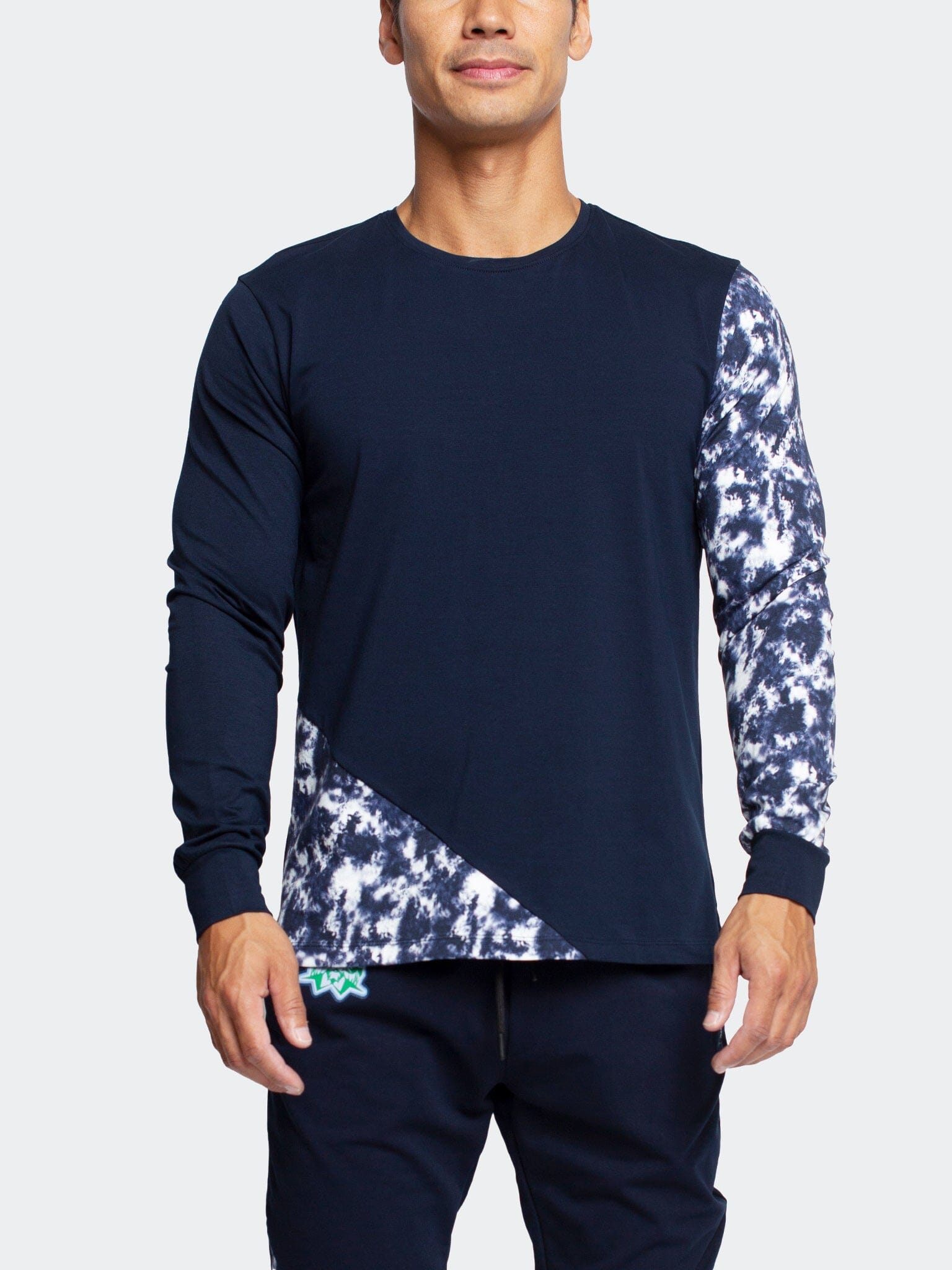 

Футболка LS PanelTieDye Blue MACEOO, синий