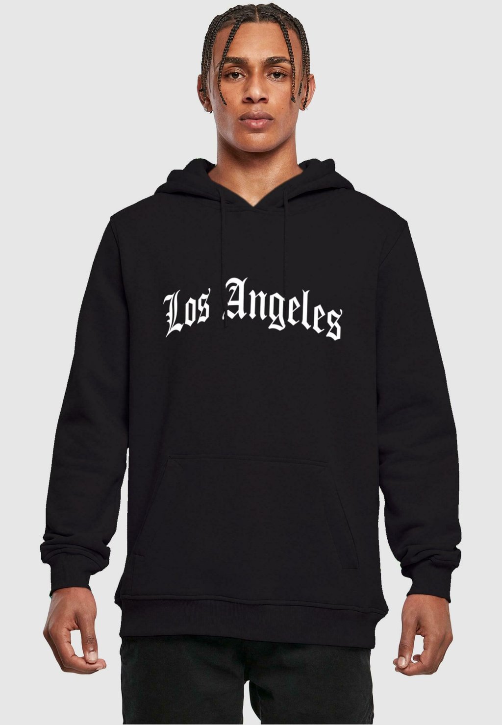 

Толстовка с капюшоном LOS ANGELES WORDING NEW HEAVY Mister Tee, черный