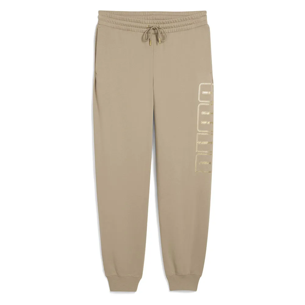 

Брюки Puma Maximal Metallic FL sweat, бежевый