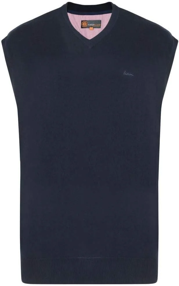 

Kam V-Neck Sleevless Knit (Kbs56), 4 цвета, размеры 2XL-8XL