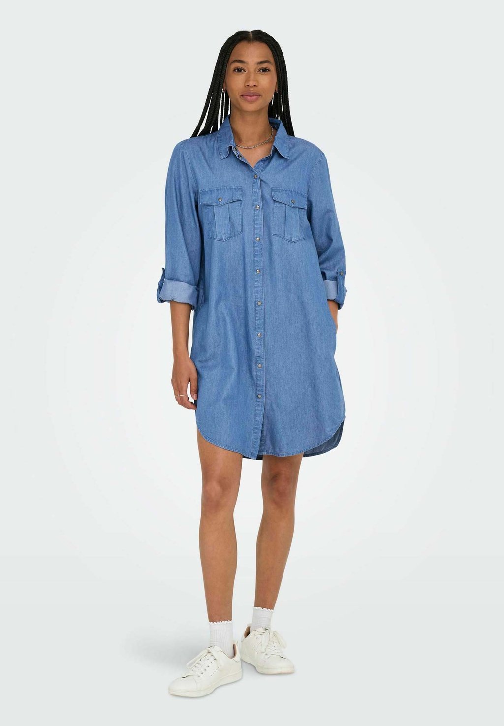 

Джинсовое платье ONLSILLE KURZES ONLY, цвет Medium Blue Denim