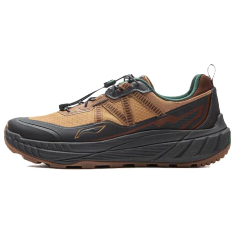 

Кроссовки для бега Chasing Wilderness с низким верхом для мужчин LINING, Milk Coffee Umber Black Pine Gray