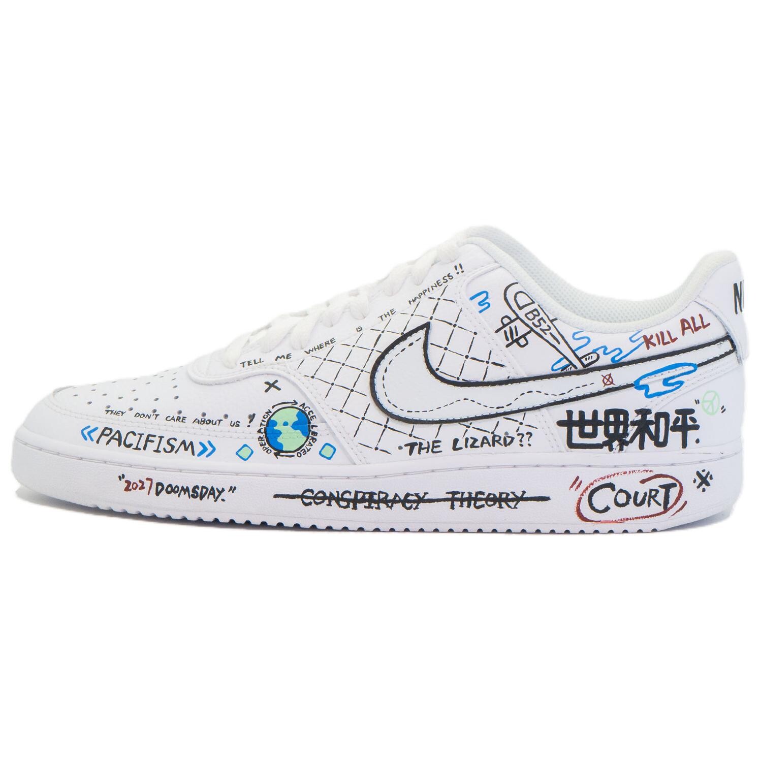 

Мужские кроссовки для скейтбординга Nike Court Vision 1, White
