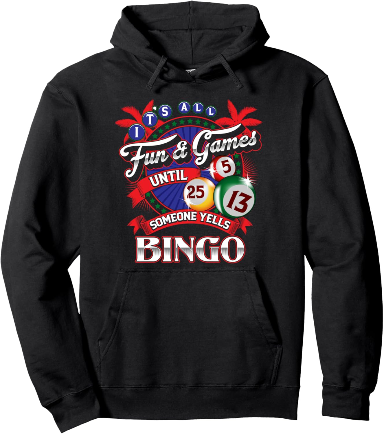 

Это весело и увлекательно - игра в бинго! Толстовка, черная Tropic Bingo Lover Apparel, Черный, Это весело и увлекательно - игра в бинго! Толстовка, черная Tropic Bingo Lover Apparel