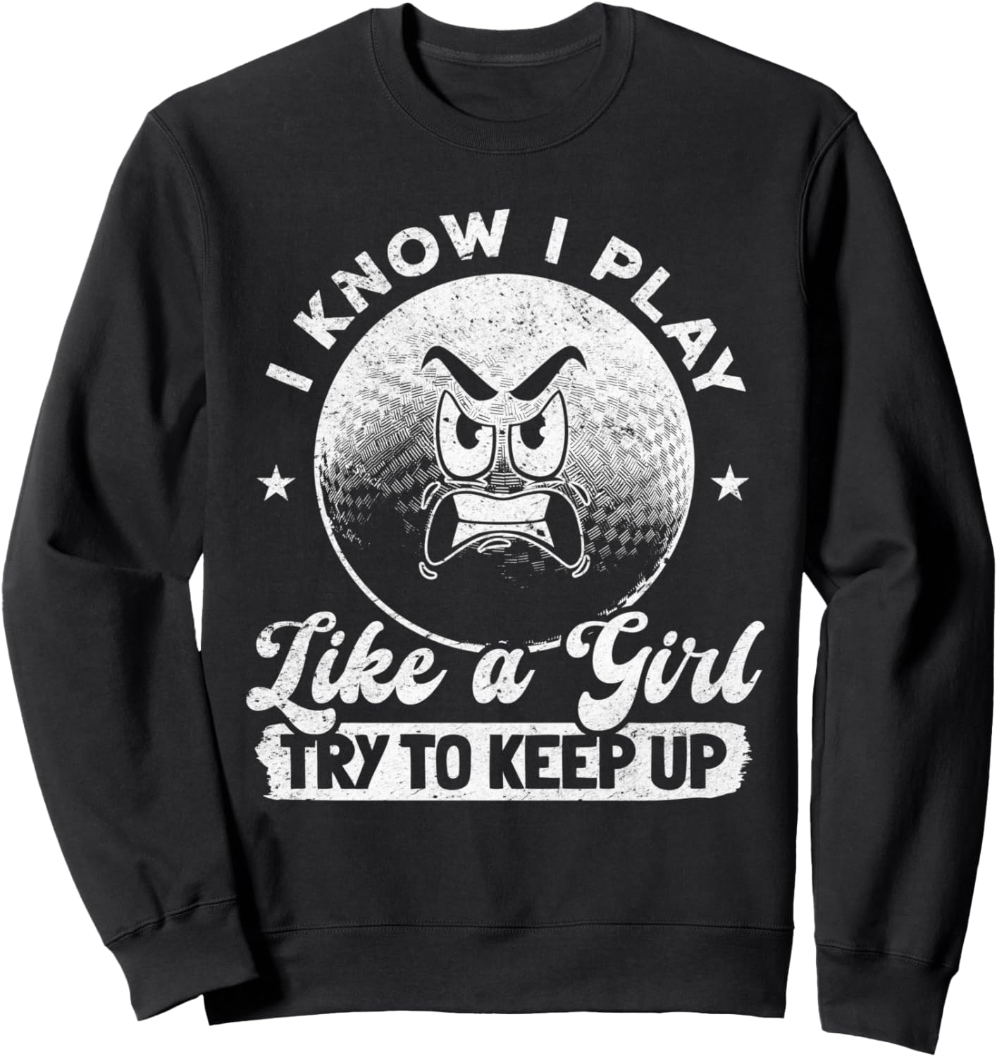 

Я знаю, что играю как девчонка, но стараюсь не отставать - толстовка с изображением игры в вышибалы Playing Dodgeball Game Dodgeball Player, черный