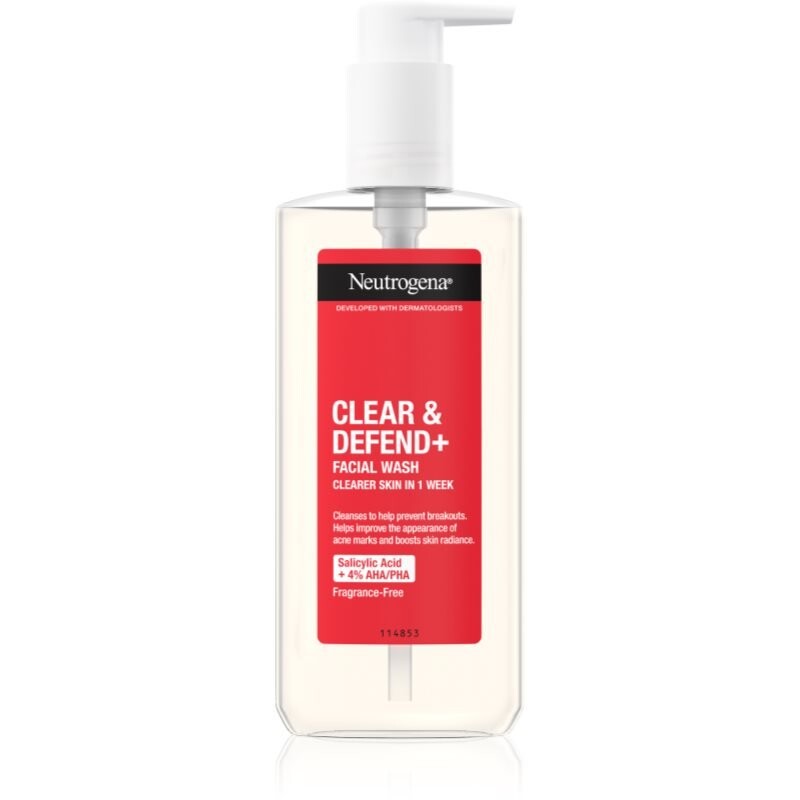 

Очищающий гель для умывания Clear & Defend + Facial WashБренд Neutrogena Inna Marka, Очищающий гель для умывания Clear & Defend + Facial Wash<br>Бренд Neutrogena Inna Marka