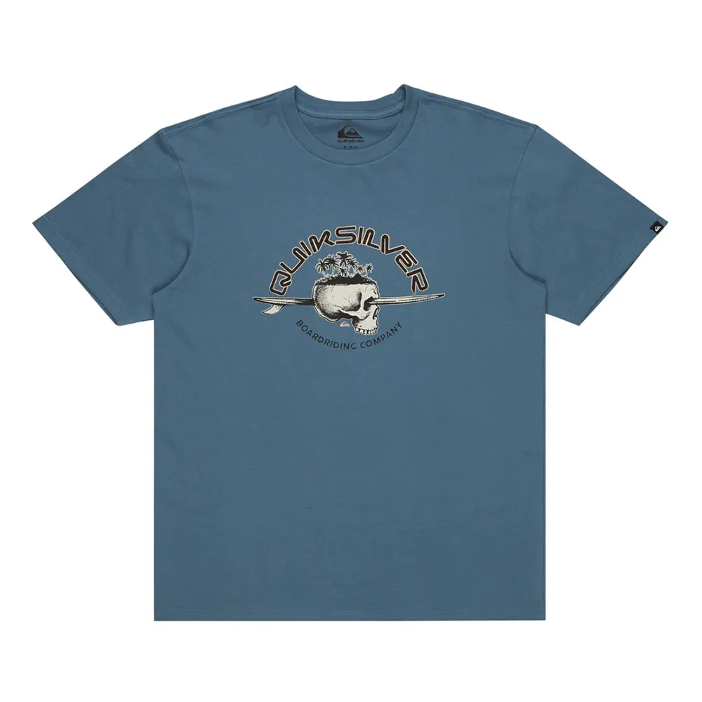 

Футболка с коротким рукавом Quiksilver Skull Lines, синий