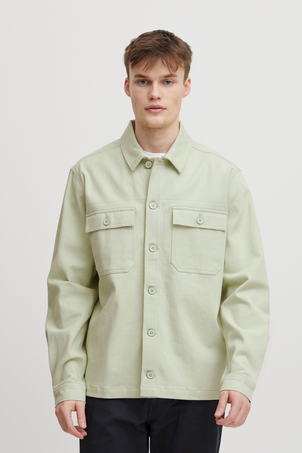 

Куртка BLEND Hemdjacke BHOvershirt 20715454, зеленый