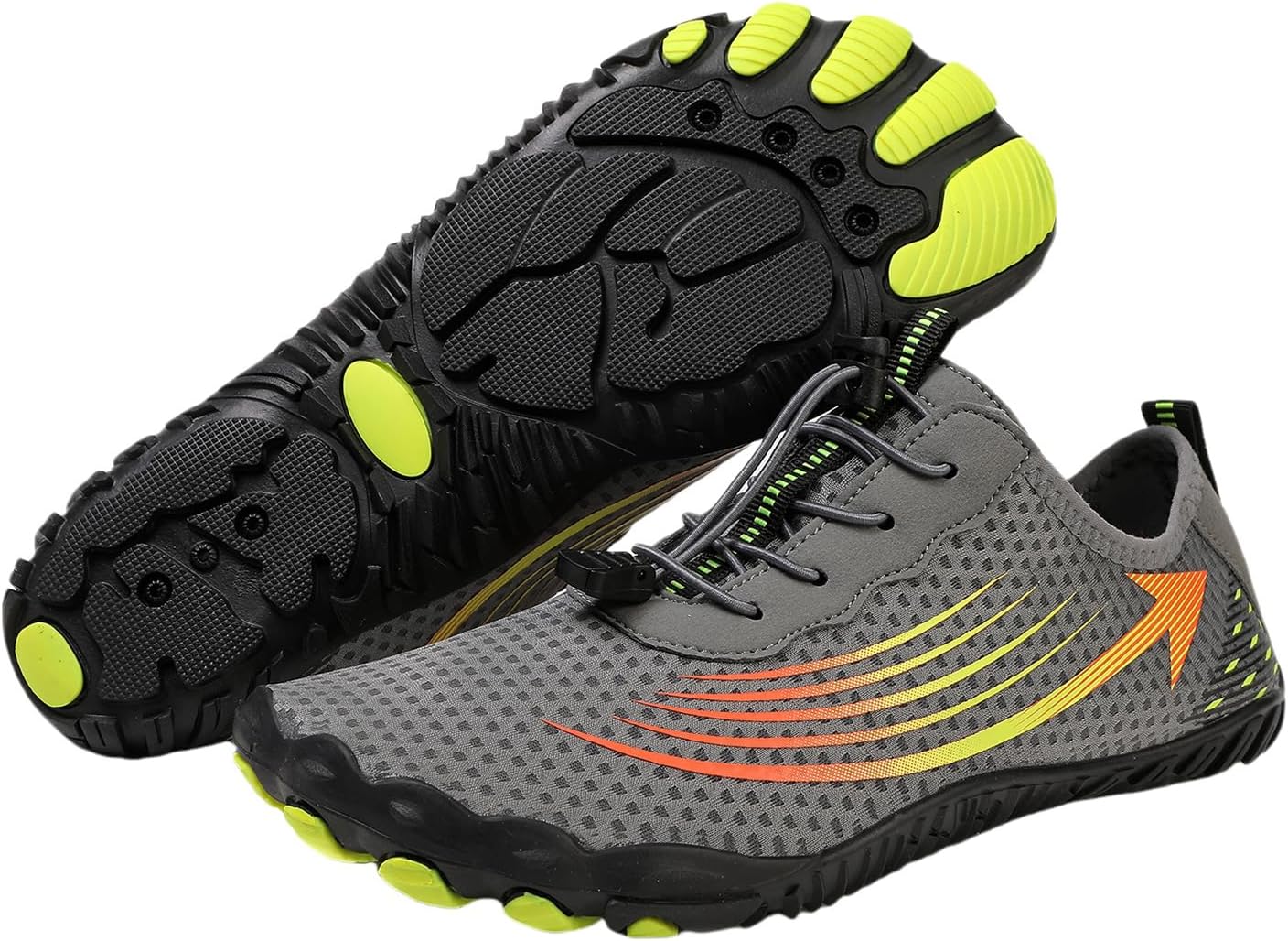 

Кроссовки для ходьбы Hike Barefoot Shoes для женщин и мужчин, нескользящая Ayziemezm, серый