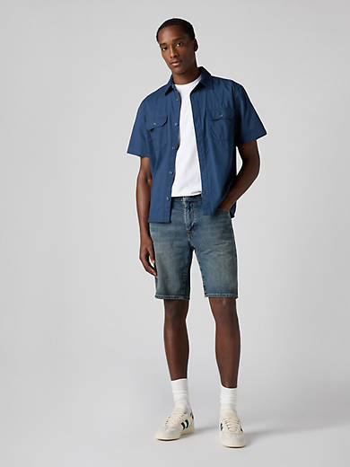 

405 Стандартные мужские шорты 10" Levi's, цвет Where U At - Dark Wash