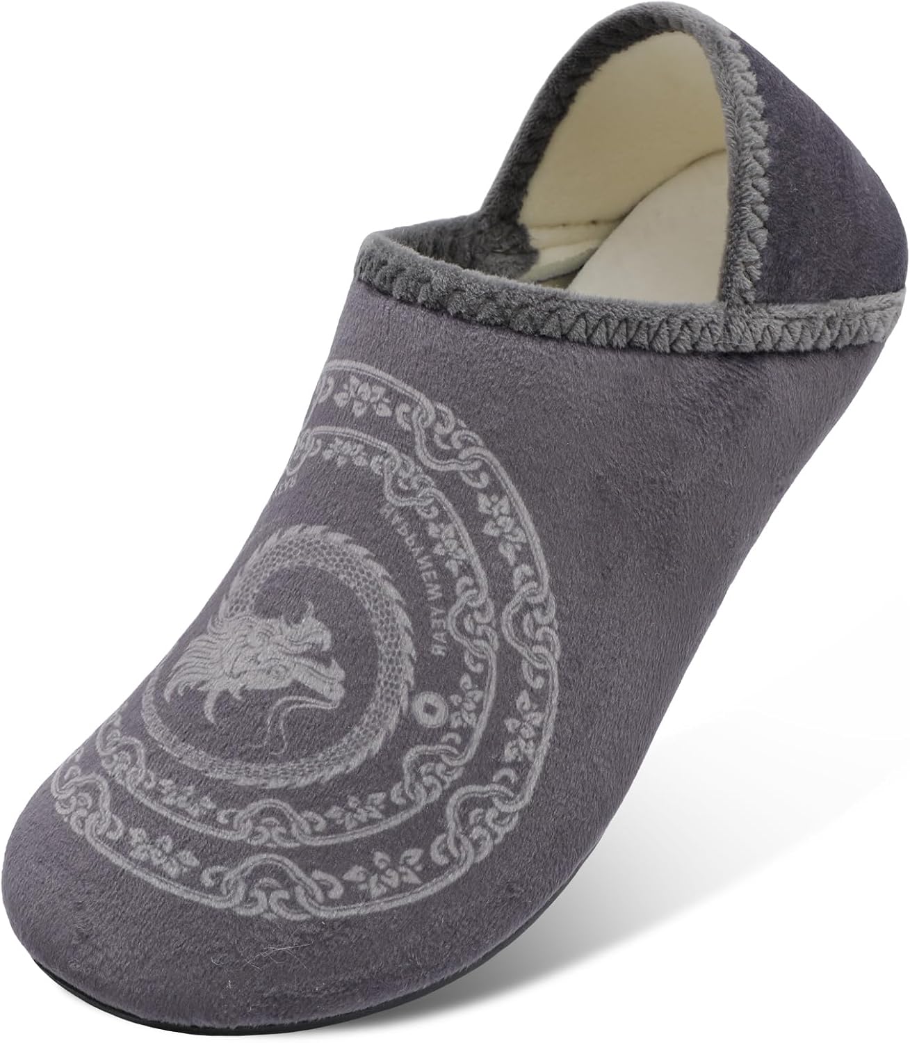 

Унисекс тапочки Scurtain для взрослых с резиновой подошвой, серый