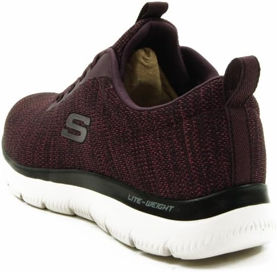Мужские кроссовки Skechers Sport Energy Downforce на шнуровке, черный/бордовый — фото 3