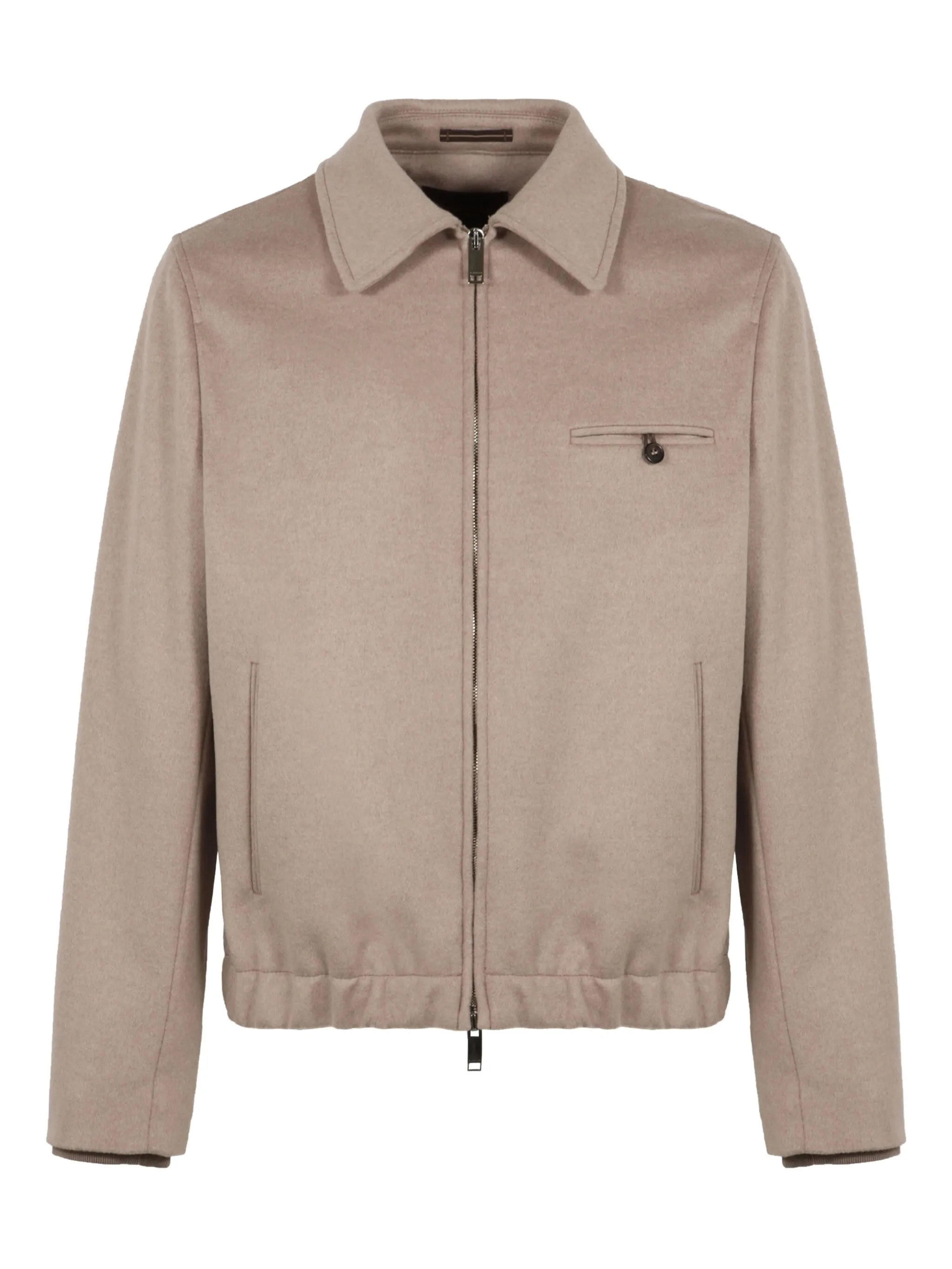 

Бомбер на молнии Slowear, бежевый