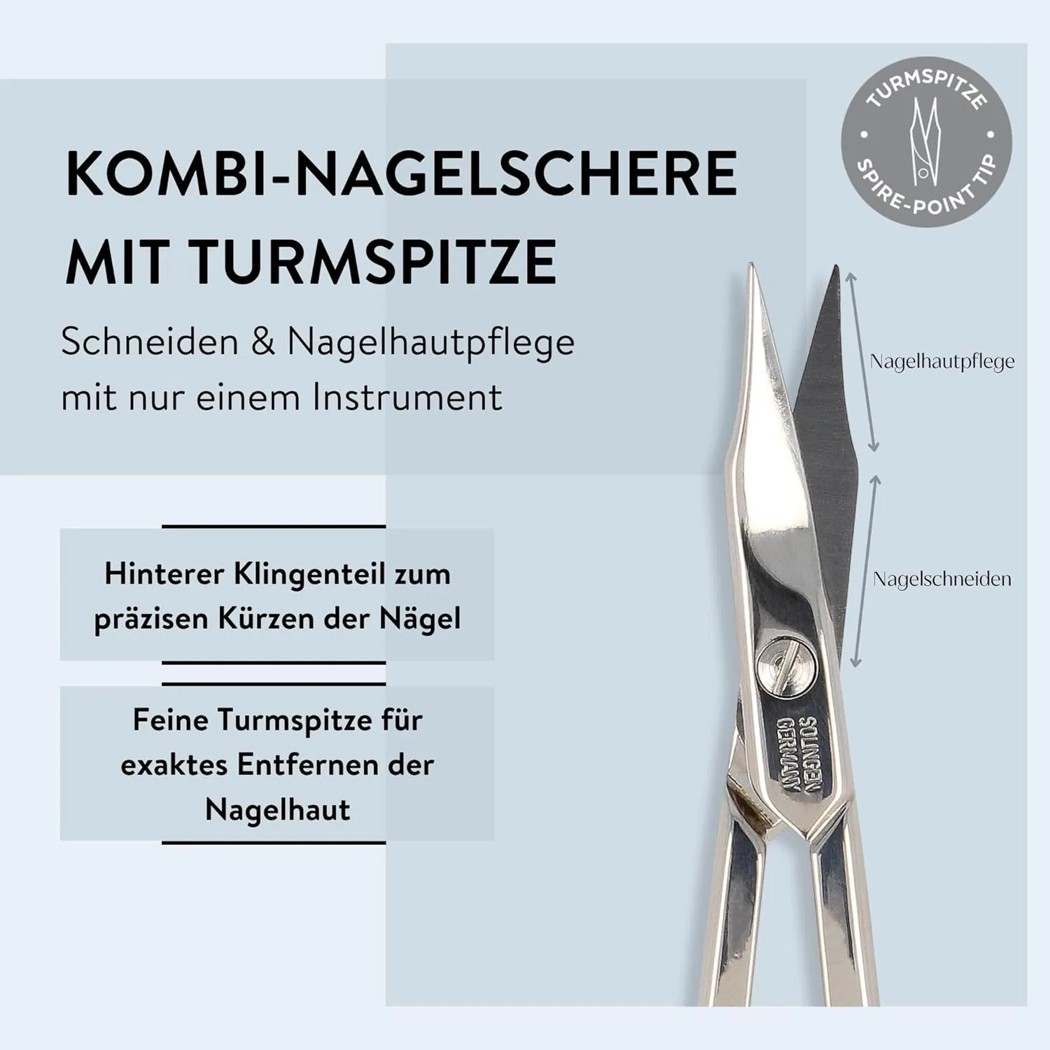 Профессиональные комбинированные ножницы для ногтей PARSA Beauty Solingen Parsa Beauty — фото 3