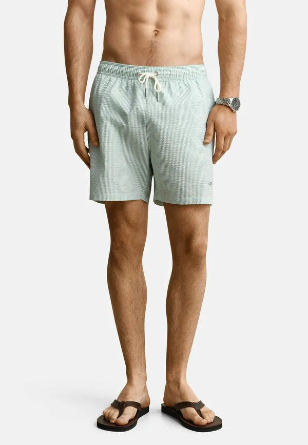 

Шорты для плавания gestreifte из жатого хлопка Gant, Muted Turquoise, Синий, Шорты для плавания gestreifte из жатого хлопка Gant, Muted Turquoise