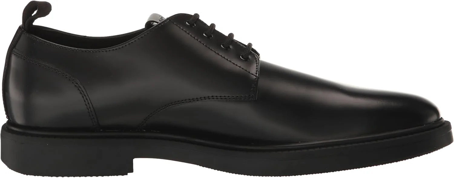 

Мужские дерби BOSS Larry Brush Off из кожи, черный