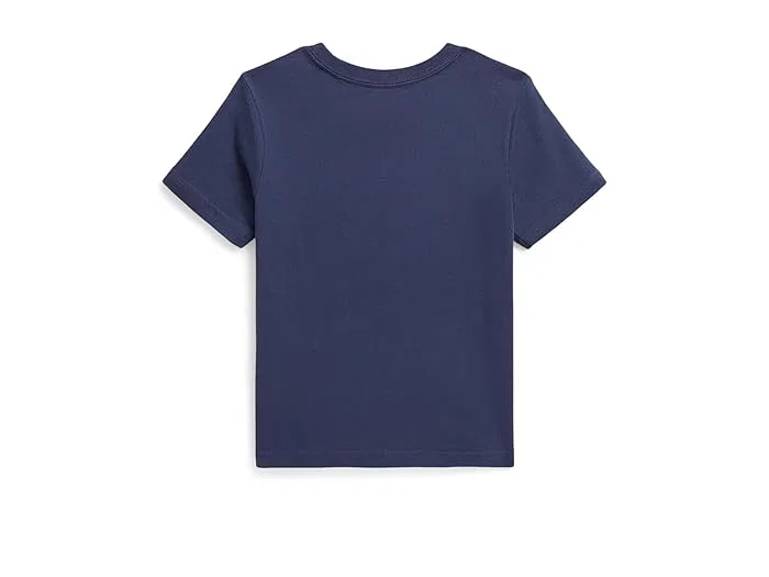 Футболка с принтом хлопок Cotton Jersey Graphic Tee Polo Ralph Lauren Kids, White — фото 2