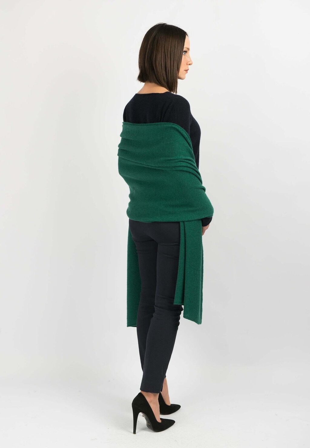 

Шарф Dalle Piane Cashmere, верде