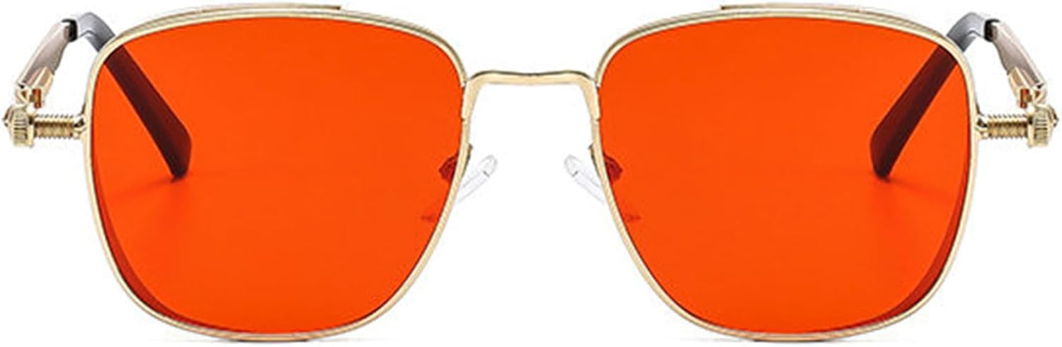 

Классические квадратные панк-солнцезащитные очки Helena, роскошные дизайнерские, для мужчин и женщин, ретро, ​​прямоугольные, в панк-стиле, с металлической оправой, C5