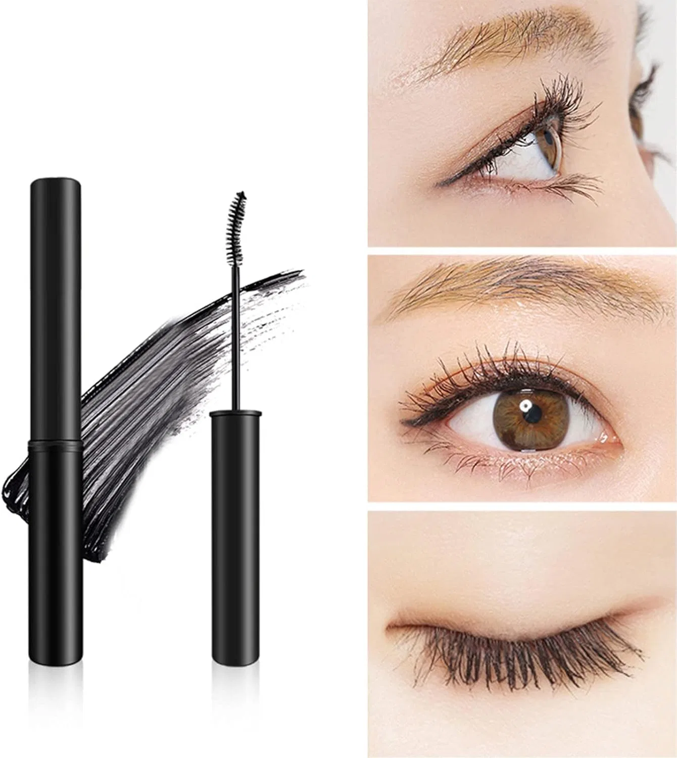 Тушь для ресниц 4D Silk Fiber Lash, водостойкая, черная, 6 мл — фото 3