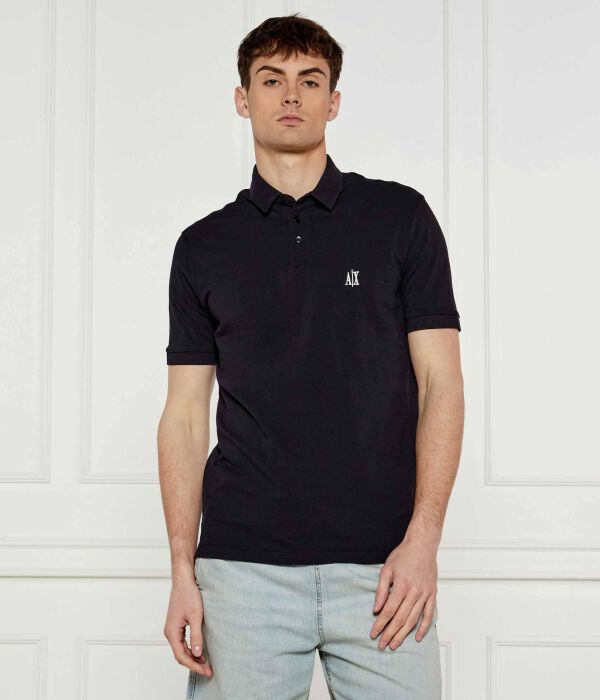 

Рубашка поло Regular fit Armani Exchange, синий