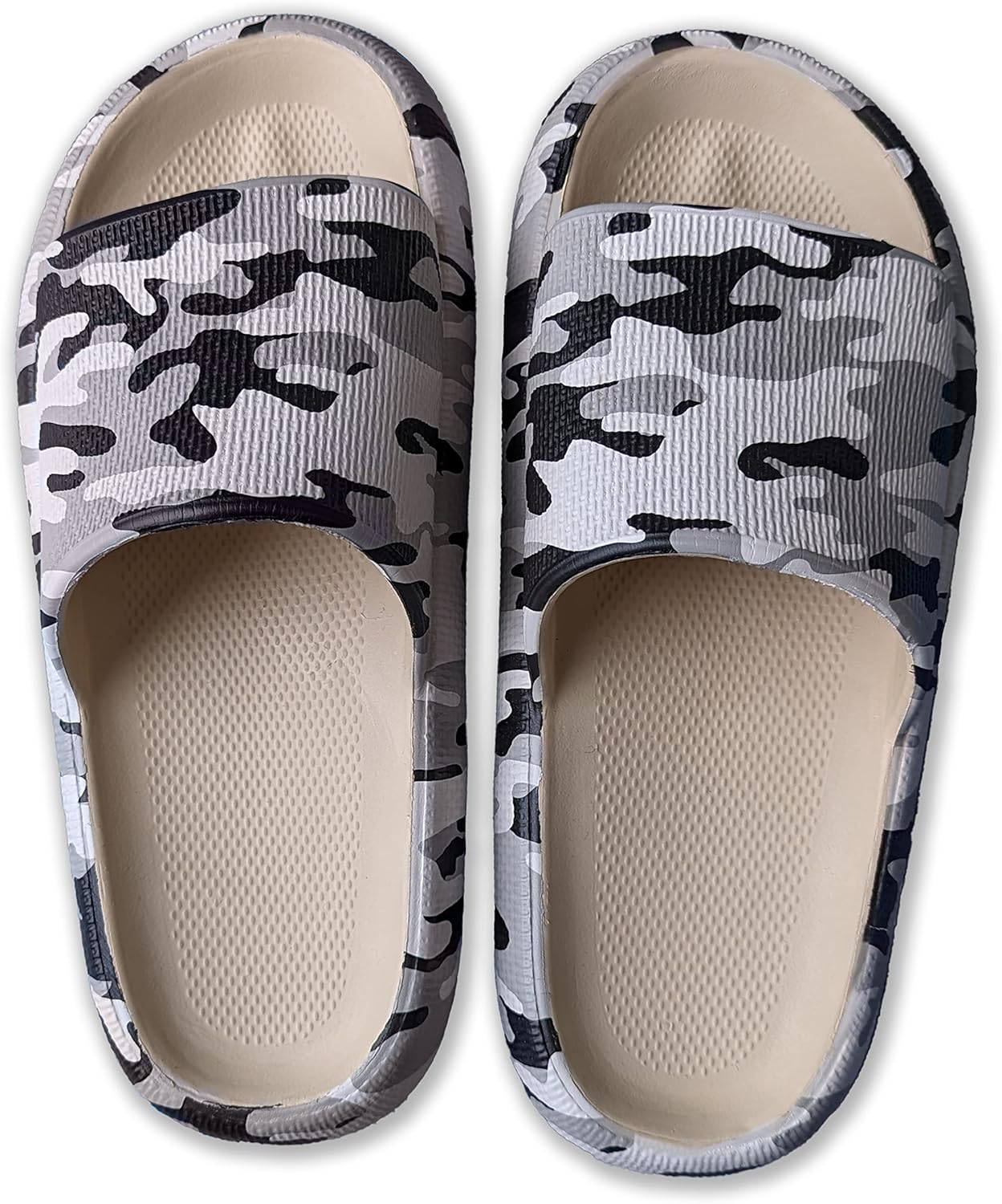 

Тапочки ELNEIT Cloud для женщин и мужчин, унисекс, противоскользящие, для душа, невероятно удобные, на платформе, с толстой амортизирующей подошвой, для дома и улицы, серый