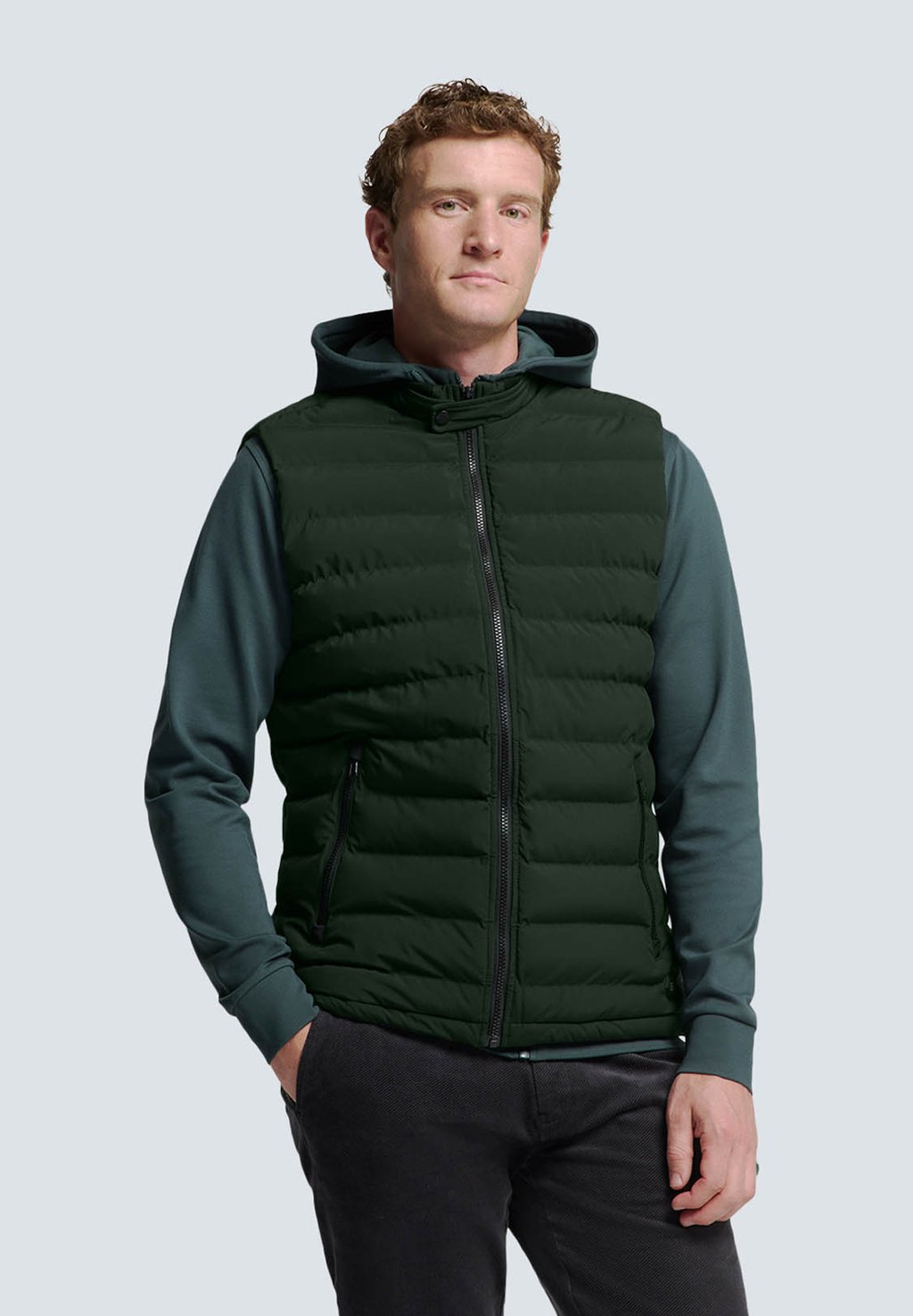 

Жилет BODYWARMER NO EXCESS, темно-зеленый