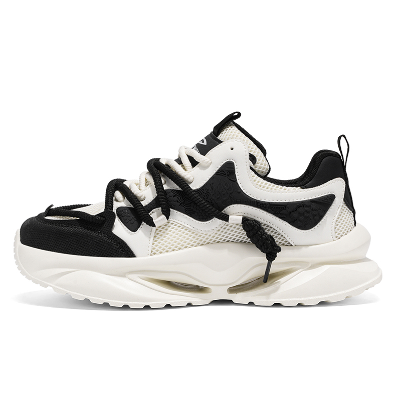 

DEERWAY Дышащие, увеличивающие рост, нескользящие низкие массивные кроссовки Men's Beige Black