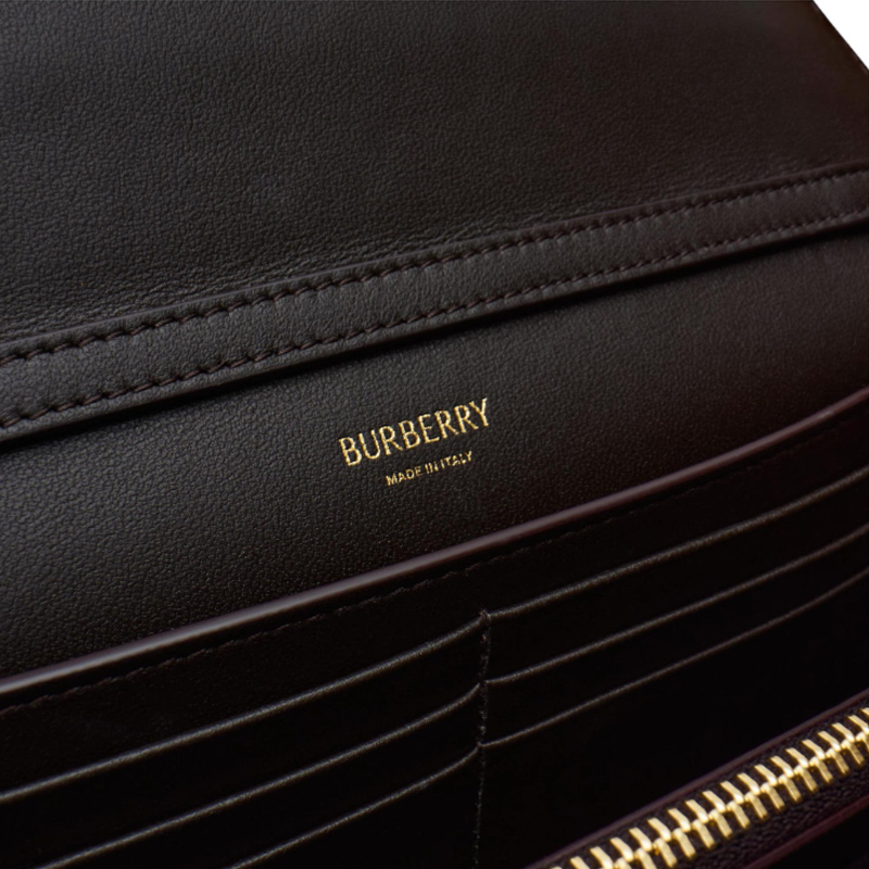 Женская сумка Burberry из натуральной кожи песочного цвета — фото 3