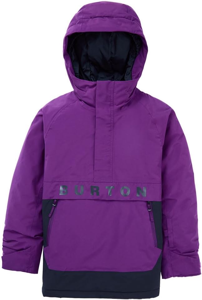 Детская куртка-анорак Burton Kids Frostner 2L, Imperial Purple / True Black — фото 3