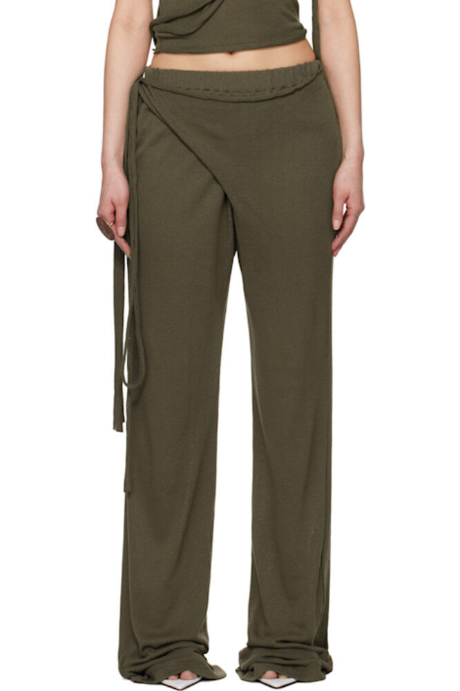 

Зеленые брюки Wrap Lounge Ottolinger