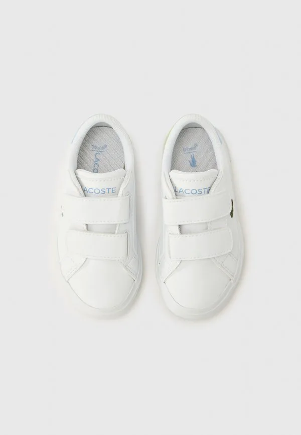 Кроссовки powercourt унисекс Lacoste, White/Light Green — фото 4