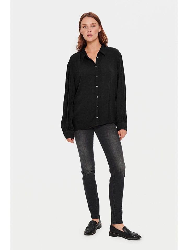 

Блузка "Альба" черного цвета SAINT TROPEZ