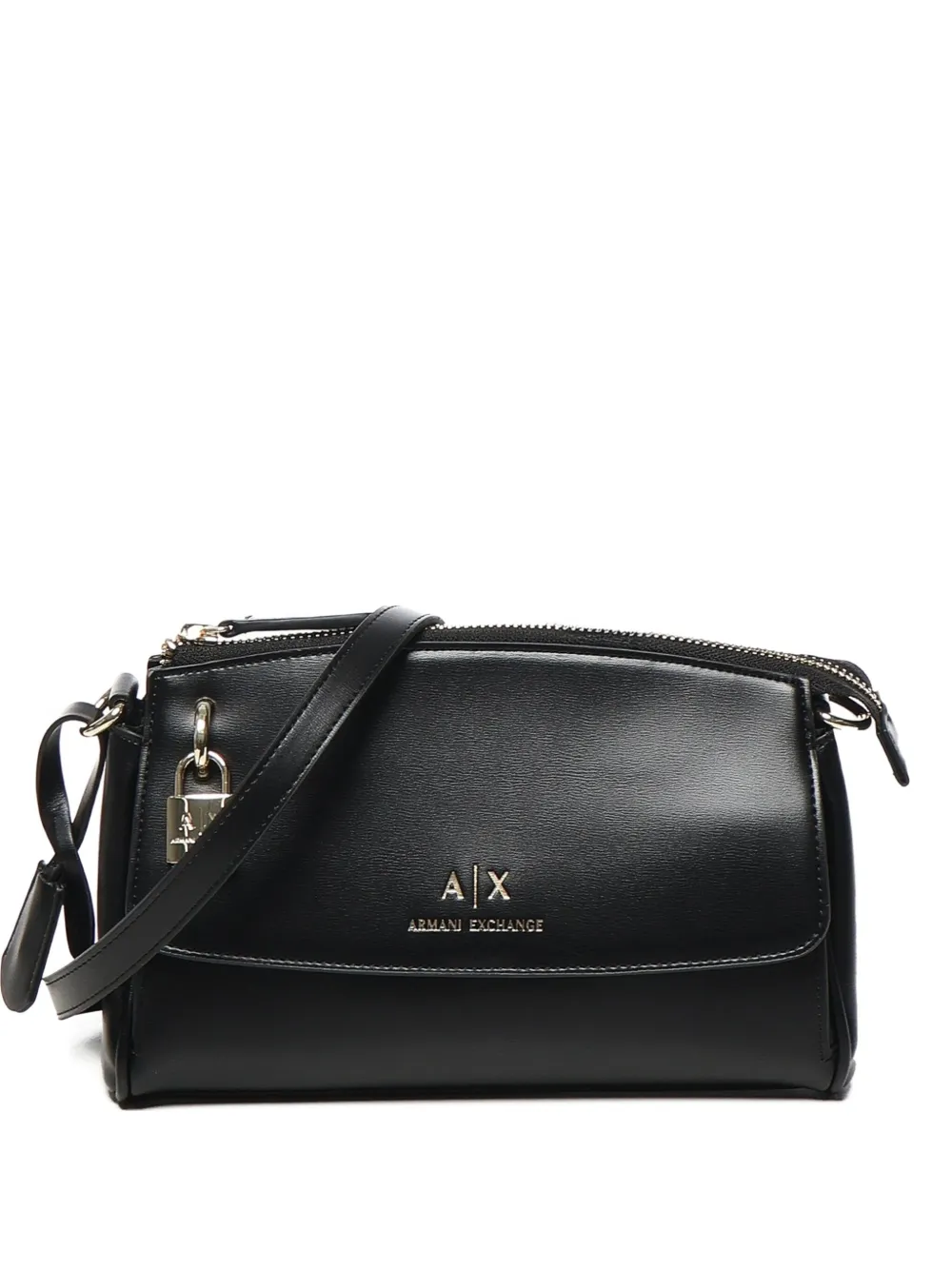 

Сумка через плечо с подвеской Armani Exchange, черный